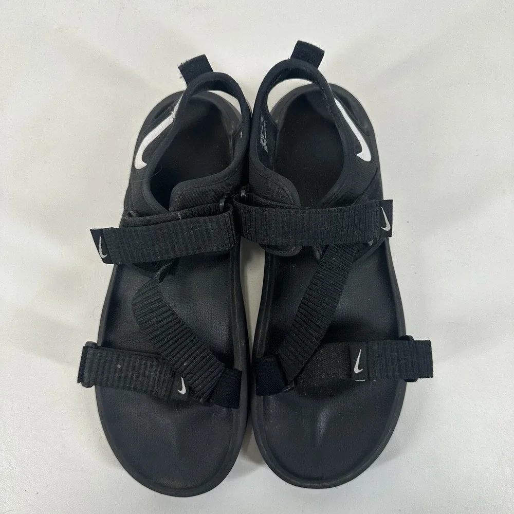 Nike Vista Sport‎ Sandals Men's Size 13 Straps Black White DJ6606-001 Shoes